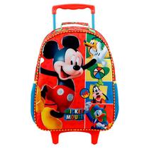 Mochila Escolar Mala com Rodas 16 Mickey Mouse R 11610 - Xeryus