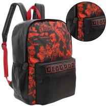 Mochila Escolar Marvel Deadpool T01 Vermelha Xeryus