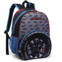 Mochila escolar masculina Fast turbo
