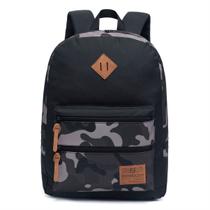 Mochila Escolar Masculina Ferrazzi Universitária Resistente e Espaçosa para Viagem e Trabalho