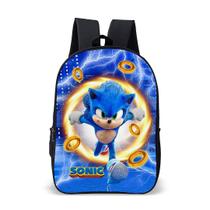 Mochila Escolar Masculino Feminino Sonic Volta Às Aulas