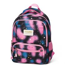 Mochila Escolar Menina Grande Colorida Tie Dye Mochila Escolar Menina Grande Colorida Tie Dye