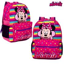 Mochila Escolar Menina Minnie Disney Aula Costas Toys 2U