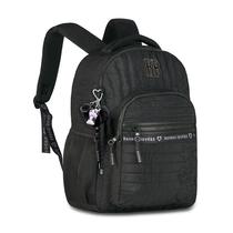 Mochila Escolar Menina Rebecca Bonbon Black Original Rb27002 Liso Preto