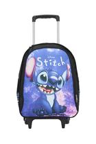 Mochila Escolar Menino Kit Completo Azul Desenho Lilo e Stitch