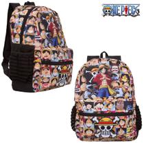 Mochila Escolar Menino One Piece Anime Aula Costas Toys 2U