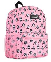 Mochila escolar Minecraft Kids com bolso frontal rosa Mochila escolar Minecraft Kids com bolso frontal rosa