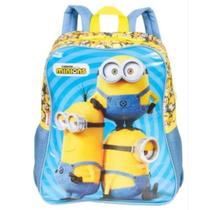 Mochila Escolar Minions Infantil Tam G Costas Sestini