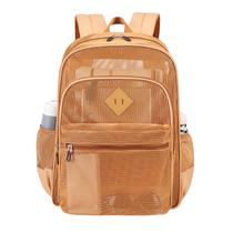 Mochila Escolar MOONBABY Mesh Heavy Duty - Transparente e Resistente