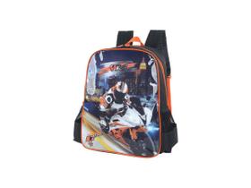 Mochila Infantil Viabags Com Rodinhas - Moto De Corrida