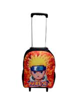 Mochila Escolar Naruto Carrinho Menino Preta Mochila Escolar Naruto Carrinho Menino Preta