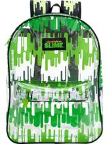 Mochila Escolar Nickelodeon Slime Transparente - Verde