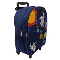 Mochila escolar no carrinho Astronauta