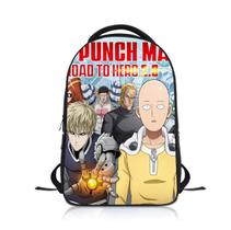 Mochila escolar One Punch Man Anime para crianças