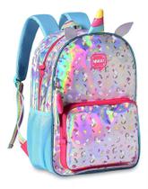 Mochila Escolar P Holográfica Unicórnio Magic! Clio HL24004D - Clio Style Mochila Escolar P Holográfica Unicórnio Magic! Clio HL24004D - Clio Style
