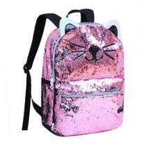 Mochila Escolar Paete Cores Gatinho Sortidas - Clio