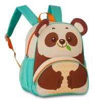 Mochila Escolar Panda Infantil Zoo Clio Pets Original Animais Menina e Menino Mochila Escolar Panda Infantil Zoo Clio Pets Original Animais Menina e Menino