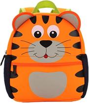 Mochila escolar para crianças, design de animais, 2 a 7 anos (Tiger)