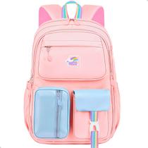 Mochila Escolar Para Menina Bolsa Estilo Fichario Feminina Com Abertura 180
