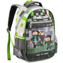 Mochila Escolar Passeio Gamecraft Infantil Bolsa Menino Mochila Escolar Passeio Gamecraft Infantil Bolsa Menino