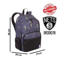 Mochila Escolar Passeio Nba Legend Brooklyn Nets Original