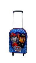 Mochila Escolar Patrulha Canina Carrinho Menino Azul