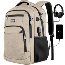 Mochila escolar Paude 17,3 polegadas impermeável 40L para homens/mulheres