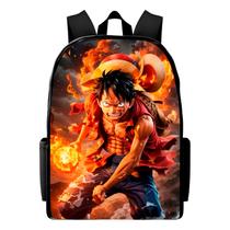 mochila escolar personangem one piece desenho infantil