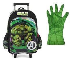 Mochila Escolar Poderoso Hulk Furioso Infantil Rodinha Grand