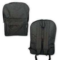 Mochila Escolar Preta All Black com Design Moderno e Resistente Ideal para Escola, Trabalho e Uso Diário