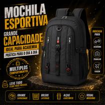 Mochila Escolar Preta Grande Com Bolsos Laterais Reforçada Mochila Escolar Preta Grande Com Bolsos Laterais Reforçada