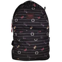 Mochila escolar preto Maisa Luxcel