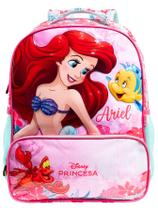 Mochila Escolar Princesa Pequena Sereia Ariel 14702 Original Mochila Escolar Princesa Pequena Sereia Ariel 14702 Original