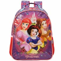 Mochila Escolar Princesas Castelo Costas Tam G Infantil Mochila Escolar Princesas Castelo Costas Tam G Infantil
