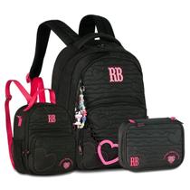 Mochila Escolar Rebeca Bonbon Kit Com Lancheira E Estojo Box Mochila Escolar Rebeca Bonbon Kit Com Lancheira E Estojo Box