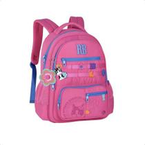 Mochila Escolar Rebecca Bonbon Flower Power Original 17.5 Feminina Com Bolso Antifurto E Alça Carona Mochila Escolar Rebecca Bonbon Flower Power Original 17.5 Feminina Com Bolso Antifurto E Alça Carona