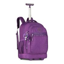 Mochila Escolar Rebecca Bonbon Rodas Juvenil Meninas