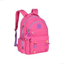 Mochila Escolar Rebecca Bonbon Soft Matelassê Pompom Clio Style