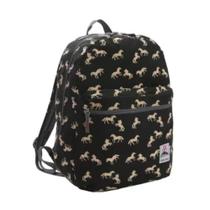 Mochila Escolar Republic Vix Unissex Estampa de Cavalos