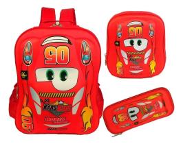 Mochila Escolar Resistente Meninos Masculina Carros M2204 Mochila Escolar Resistente Meninos Masculina Carros M2204