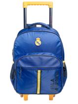 Mochila Escolar Rodas Alças Time Real Madrid 16688 Original