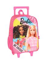 Mochila Escolar Rodas Barbie Amiga Ic41412 - Pink