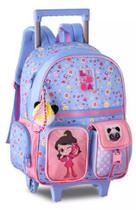 Mochila Escolar Rodinha Infantil Luluca Youtuber Lu24614k