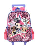 Mochila Escolar Rodinha Lol Surprise Star Original IC34585LO