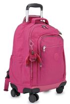 Mochila Escolar Rodinha New Zea Rosa Pink I524609f Kipling