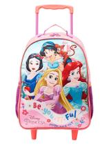 Mochila Escolar Rodinha Sereia Ariel Princesa Disney