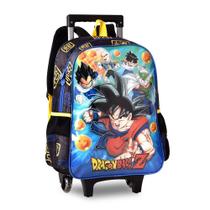 Mochila Escolar Rodinhas e Costas Original Anime Goku Dragon Ball Z Mochila Escolar Rodinhas e Costas Original Anime Goku Dragon Ball Z