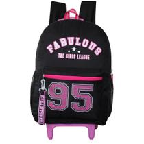 Mochila Escolar Rodinhas Fabulous Girls Feminina Clio Style