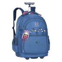 Mochila Escolar Rodinhas Rebecca Bonbon com Cadarços para tênis Mochila Escolar Rodinhas Rebecca Bonbon com Cadarços para tênis