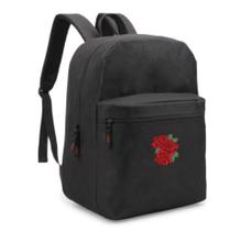 Mochila Escolar Rose 3 Flores Rosa Divertida Bolsa Unissex Mochila Escolar Rose 3 Flores Rosa Divertida Bolsa Unissex